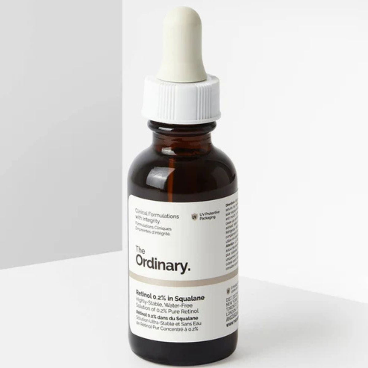 Retinol 0.2% in Squalane Original bottle front view on white background – gentle anti-aging serum UAE